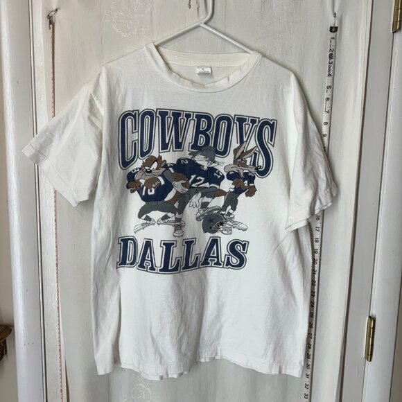 Vintage 90's Graphic T-shirt - Cowboys Looney Tunes - Picture 2 of 6